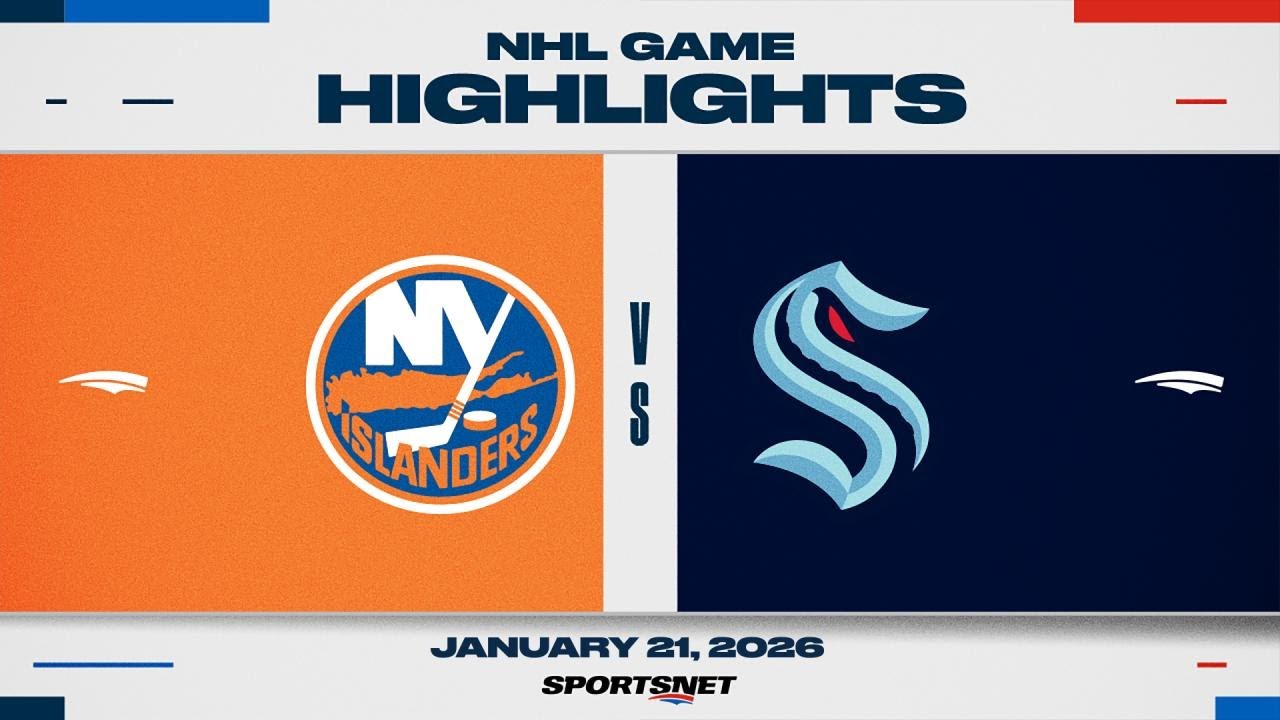 NHL Highlights | Islanders vs. Kraken - January 21, 2026