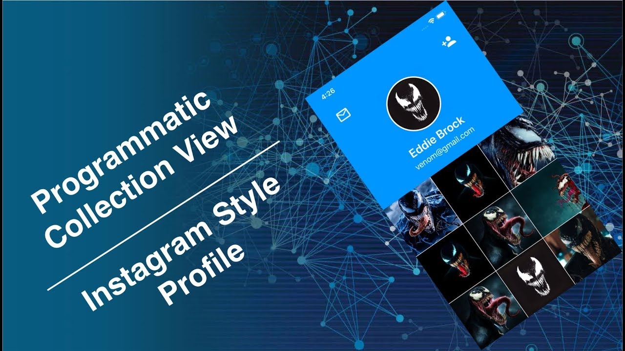 Fully Programmatic Collection View || Create Instagram Style Profile || Swift 5