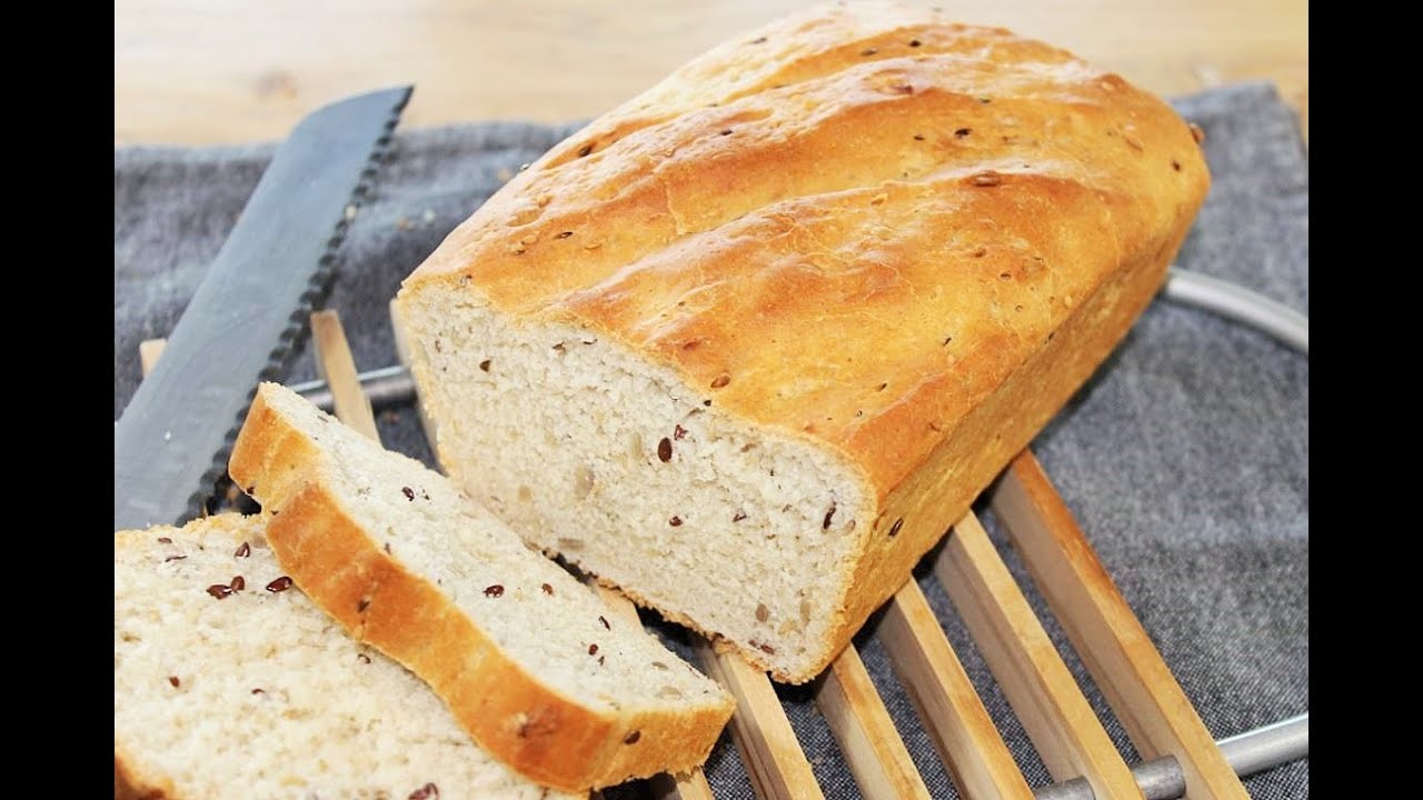 UN ORA PRONTO IMPASTATO E COTTO pane facile PANE CON SEMI DI LINO GIRASOLE SESAMO