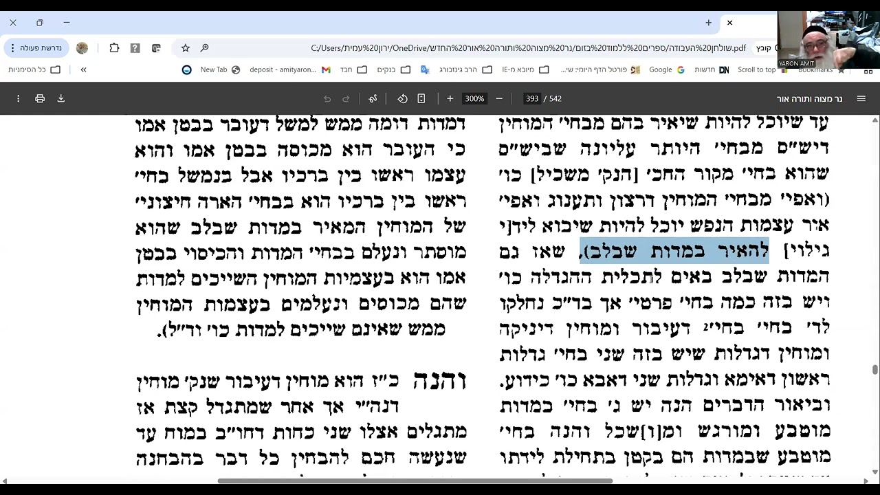 כק אדמור האמצעי קק שער היחוד לפי הסברו של רבי הלל מפריטש 66