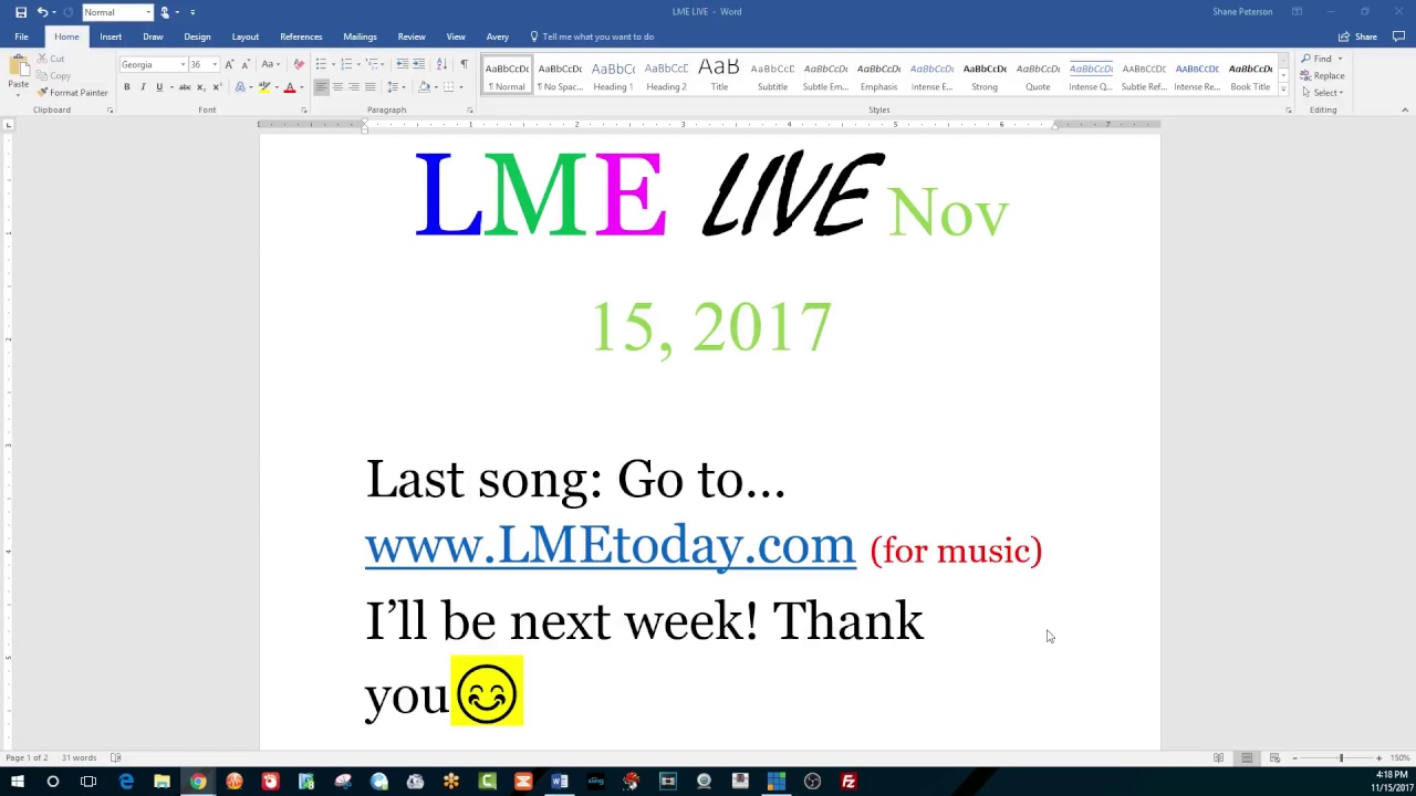 LME LIVE (Let's Master English with Coach Shane)