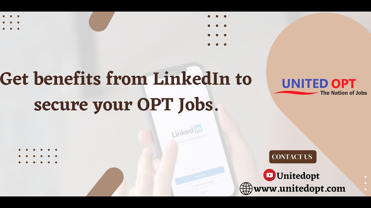 How to find OPT jobs on linkedin? | International Student | Benefits of LinkedIn