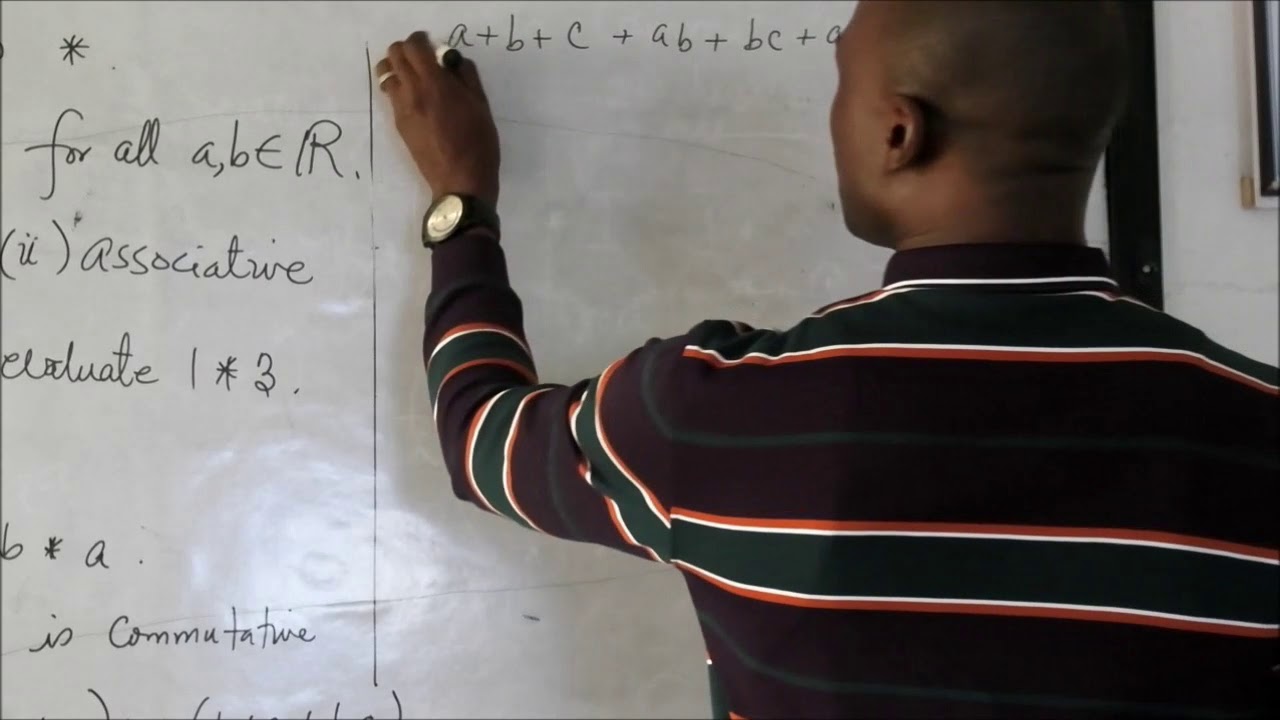 BINARY OPERATIONS, COMMUTATIVITY, ASSOCIATIVITY,