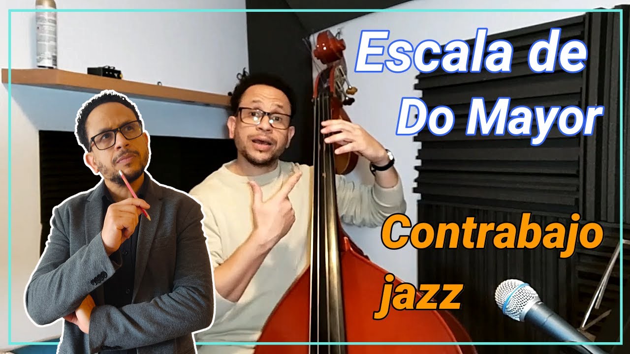 Cómo tocar la escala de Do mayor en el Contrabajo Jazz.