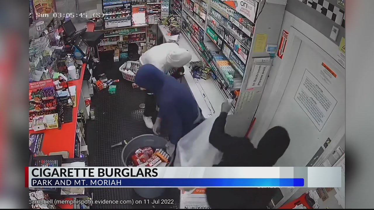 Trash bin burglars get away with cigarettes, cash