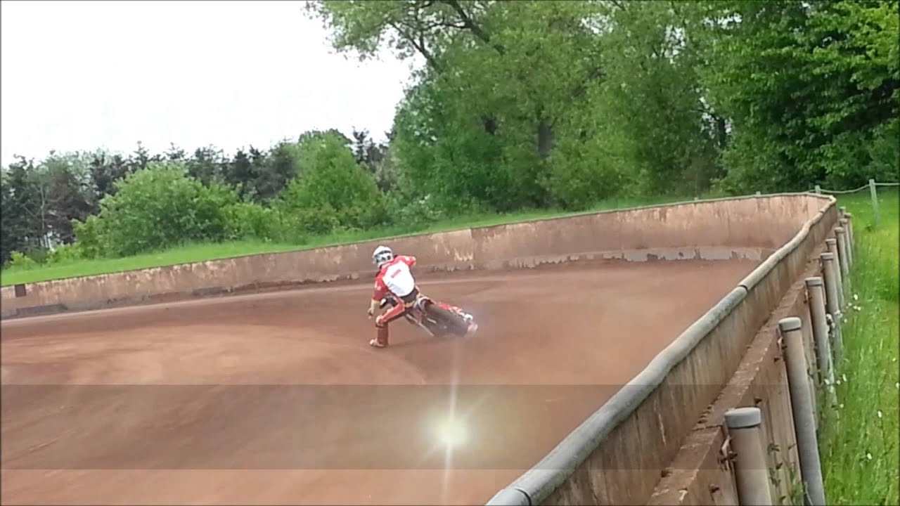 Sascha Winter beim Speedwaytraining in Diedenbergen