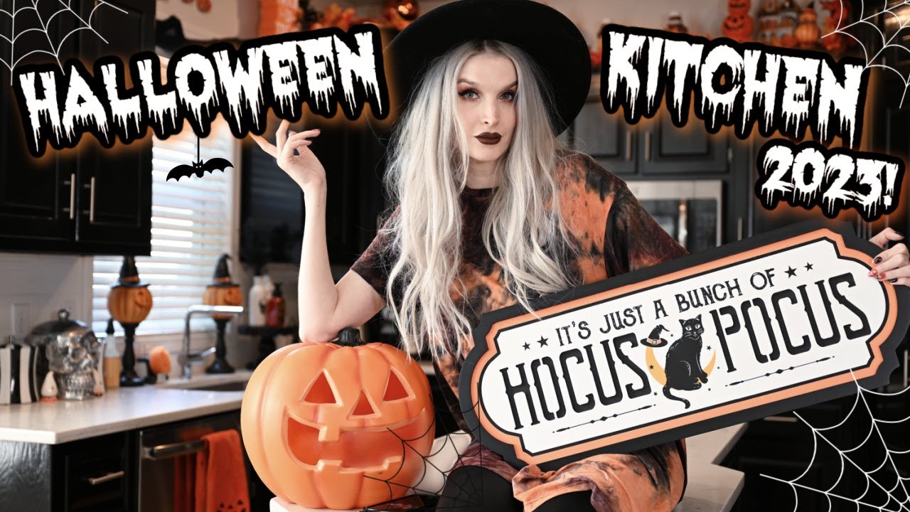 HALLOWEEN KITCHEN DECORATE WITH ME 2023!!!