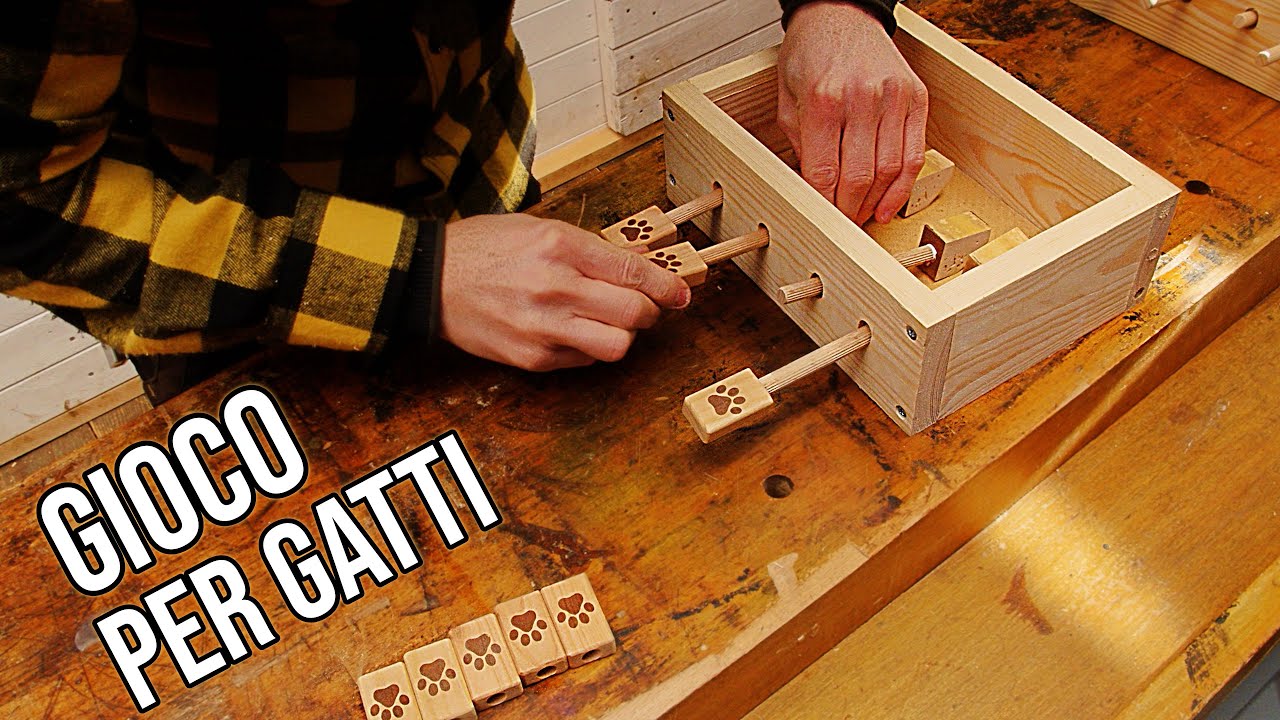 COSTRUIRE un GIOCO per i gatti? - EP15 Papillon Wood Print