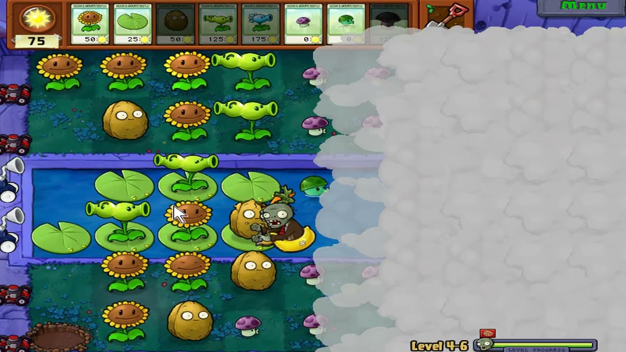 🍀Plants vs. Zombies_Level 4-6_Got STARFRUIT