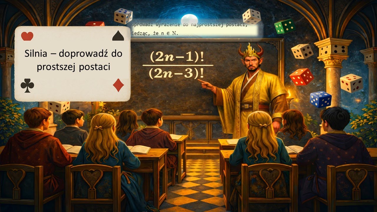 Silnia – doprowadź do prostszej postaci