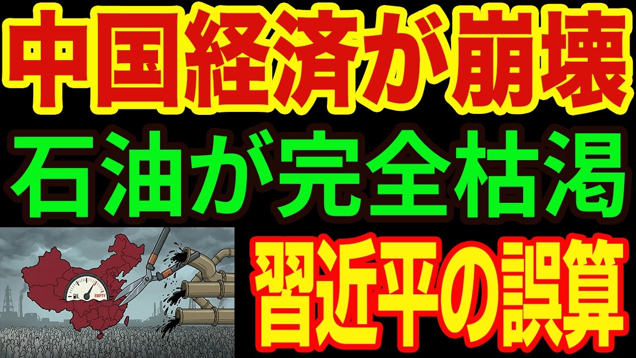 【実録】国家機能停止。石油が入ってこない！電気が消え、車が止まり、暴動しか起きない中国の末期症状