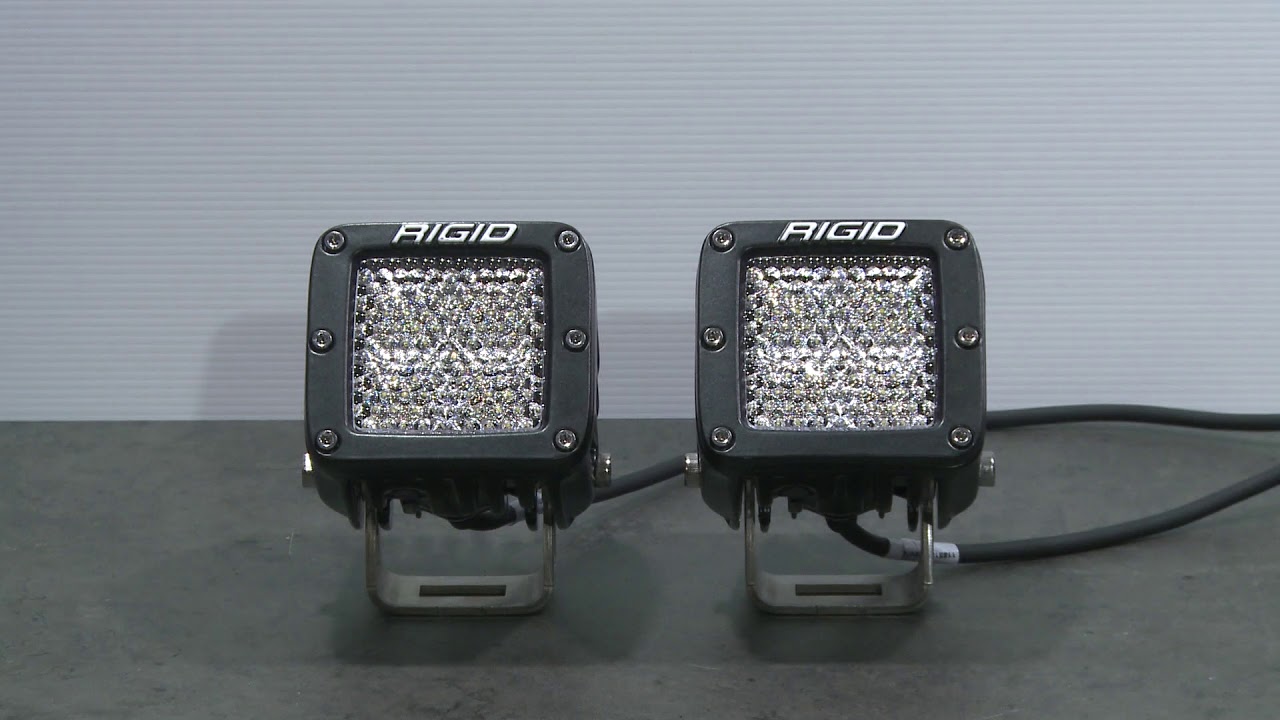 Rigid D Series Pro Series Diffused Beam Pattern