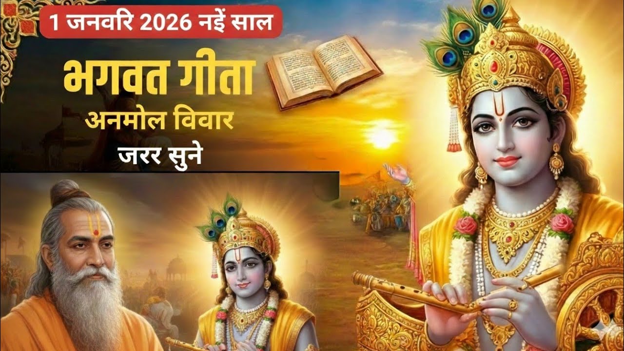 Shrimad Bhagwat Gita Saar | श्रीकृष्ण का जीवन बदल देने वाला प्रेरणादायक भाषण | Krishna Vani 2026