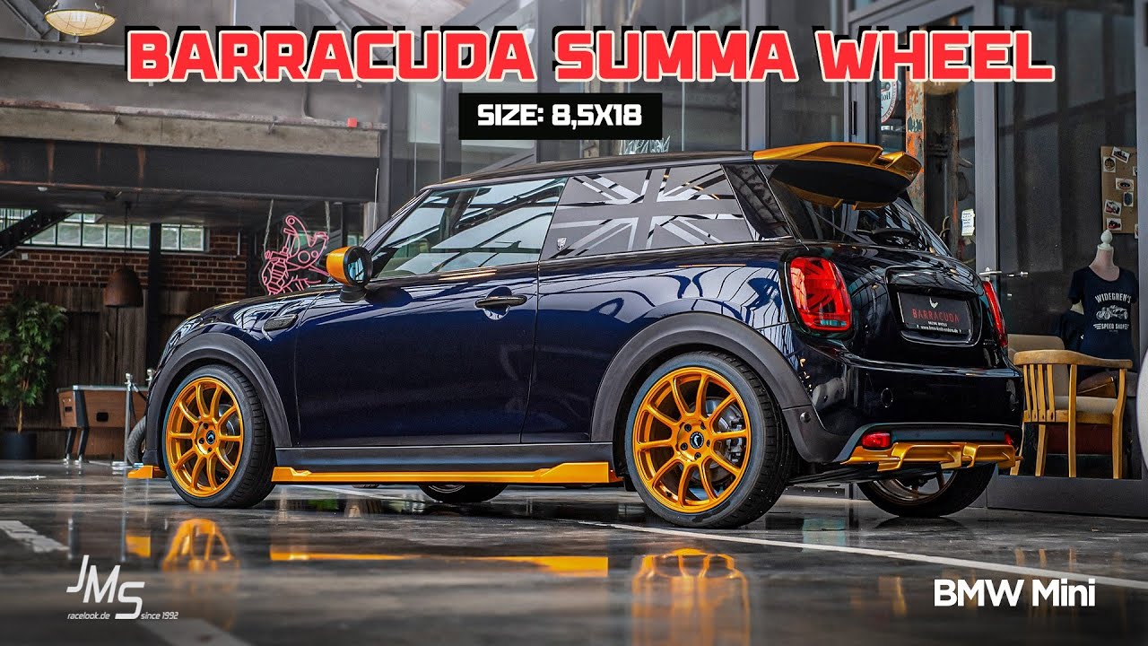 BMW Mini E mit Barracuda Ultralicht Summa Felgen 18 Zoll