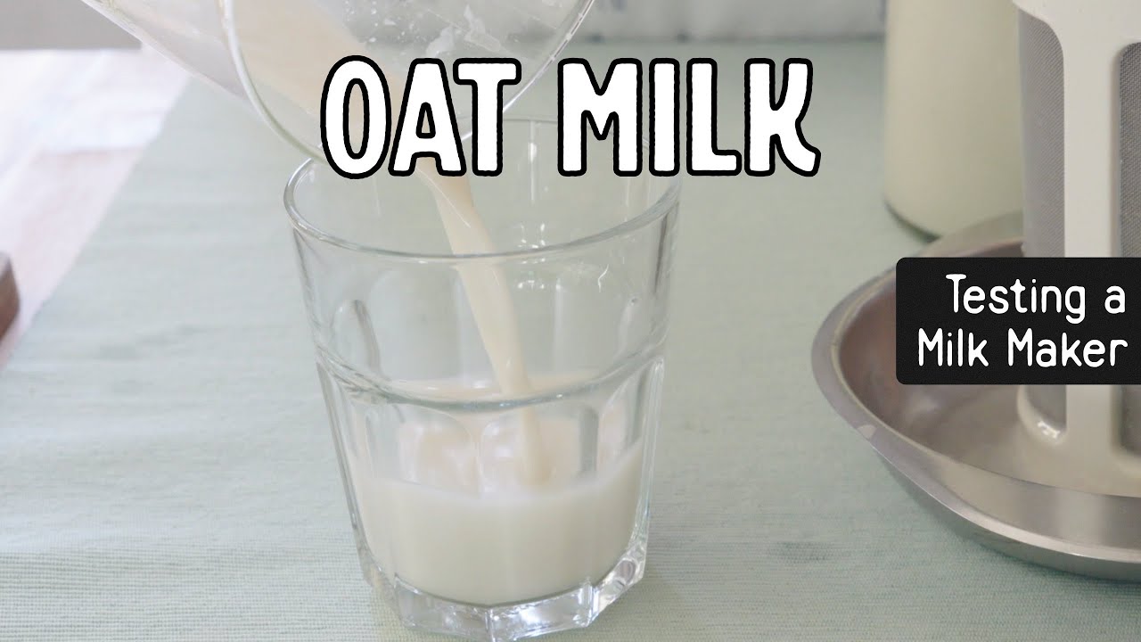 Oat Milk - Testing Chufamix, a Plant-based Milk Maker