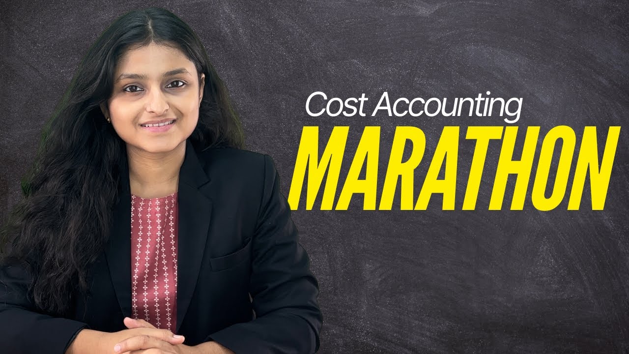 Cost Accounting Marathon | CMA Inter | Palak Sharma | AIR - 39