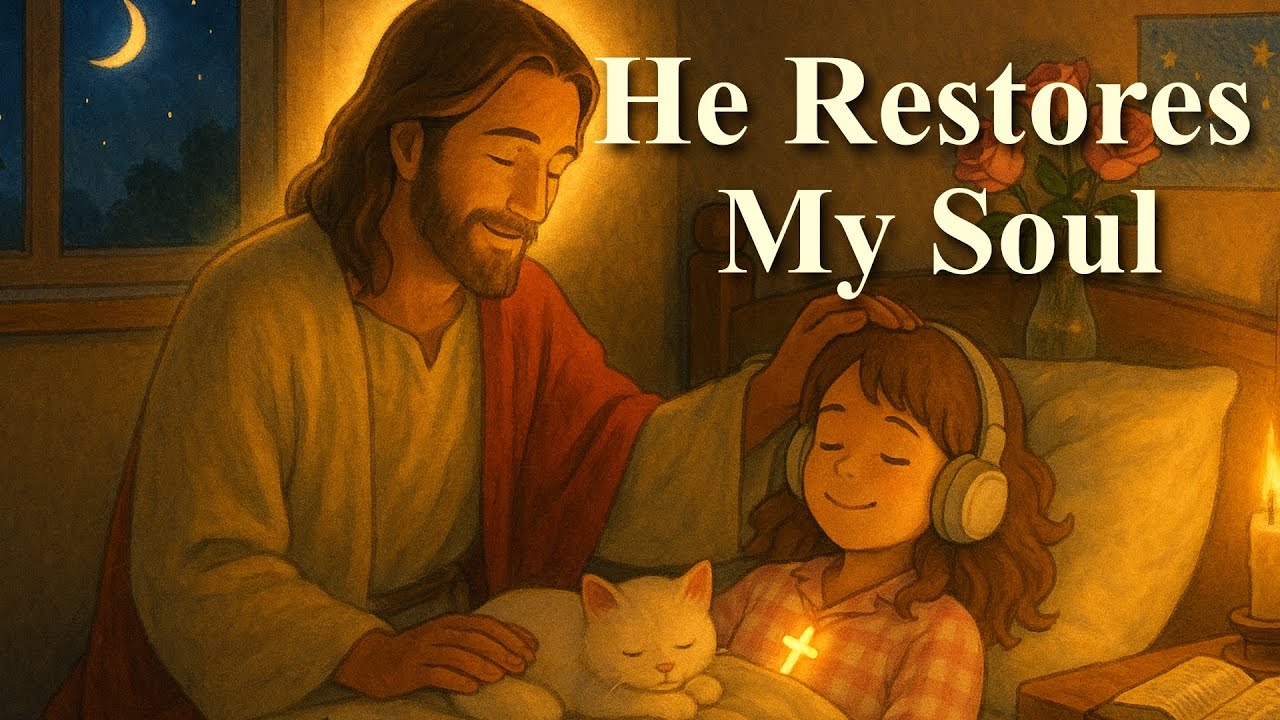 He Restores My Soul | Christian Sleep Music for Healing and Rest✨🎶