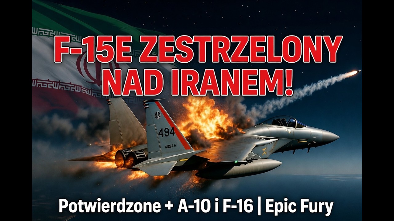 F-15E, A-10 i F-16 nad Iranem &ndash; straty USA rosną. Epic Fury wymyka się z rąk