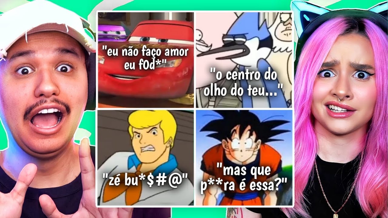 personagens conhecidos falando atrocidades kkkkkk