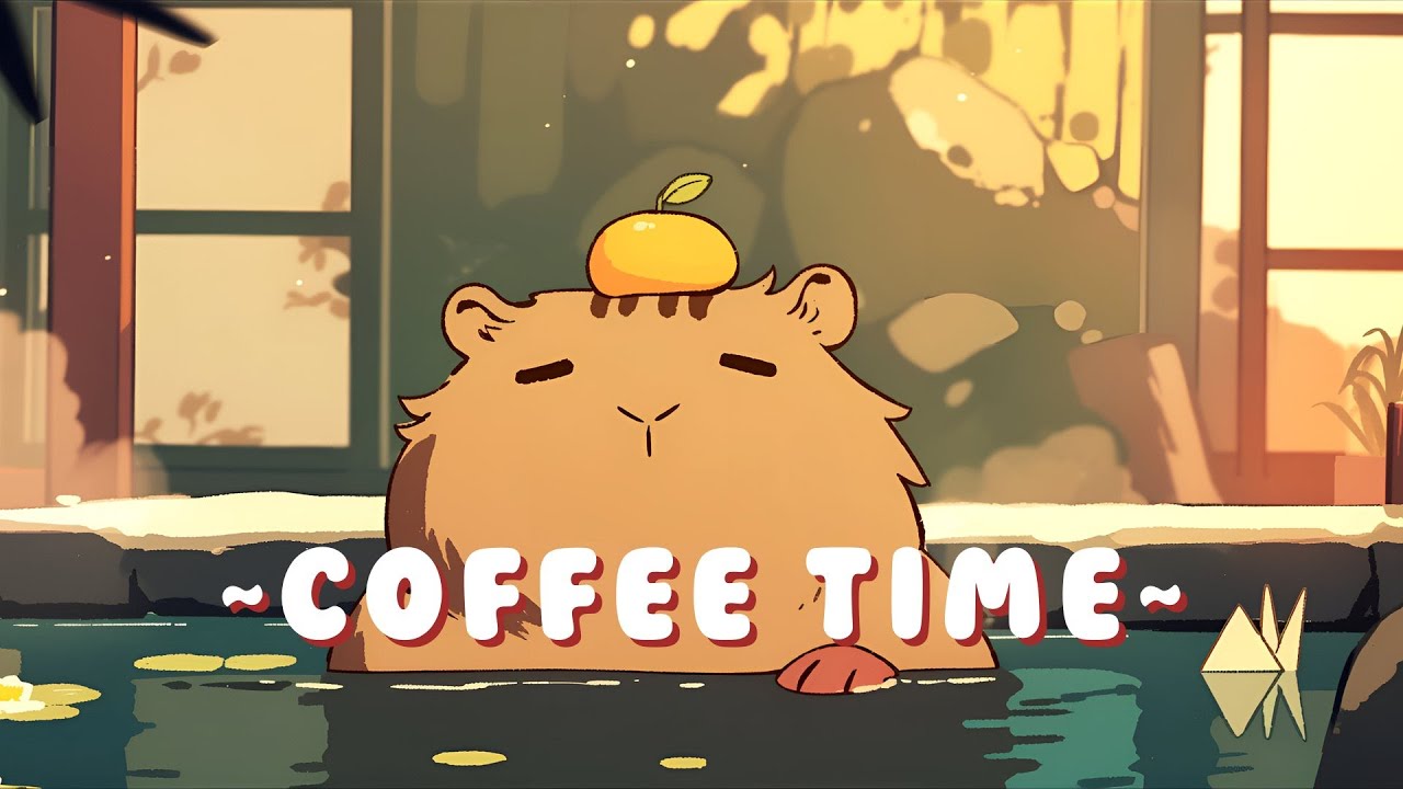 [1 Hour] Capybara Lofi Collection | Study Session Music Mix 🦫 ✨ 🌙