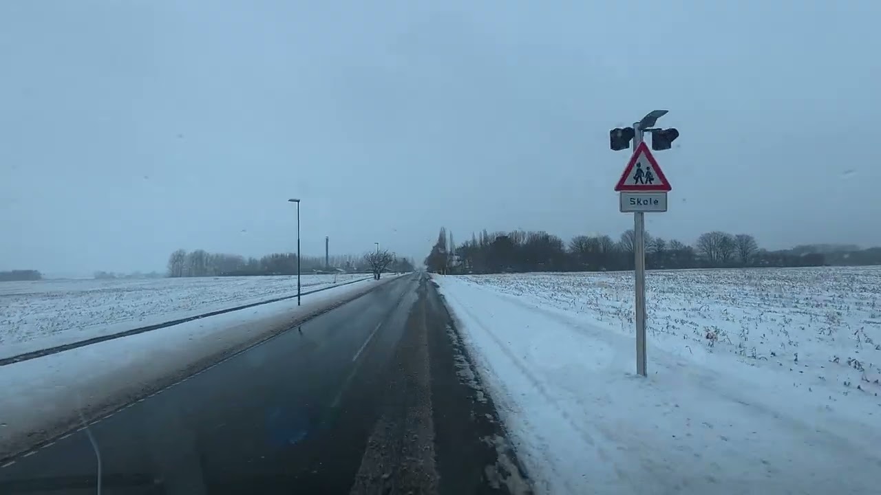 Føtex Nyborg to Vollsmose torv Odense via Kerteminde l real drive l Along the way