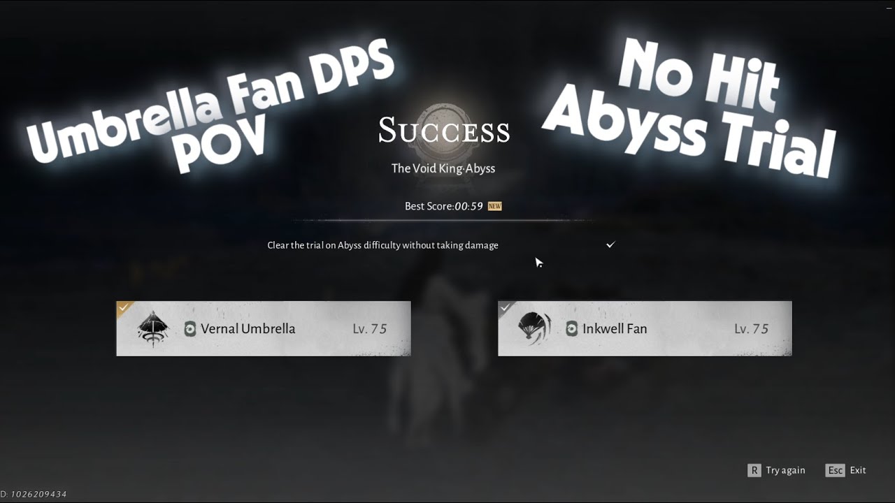 DPS Umbrella POV | No Hit Void King | Where Winds Meet