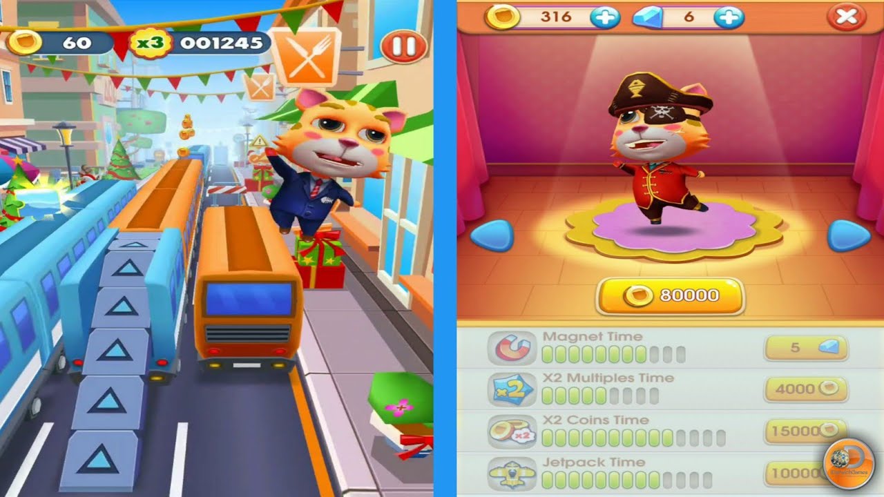 Cat Runner: Decorate Home - Gameplay Trailer (Android)