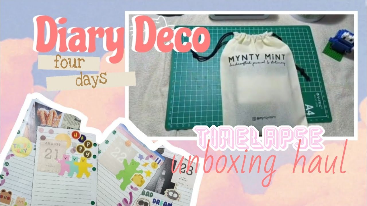 [Timelapse] diary deco for 4 days 🌿🌼