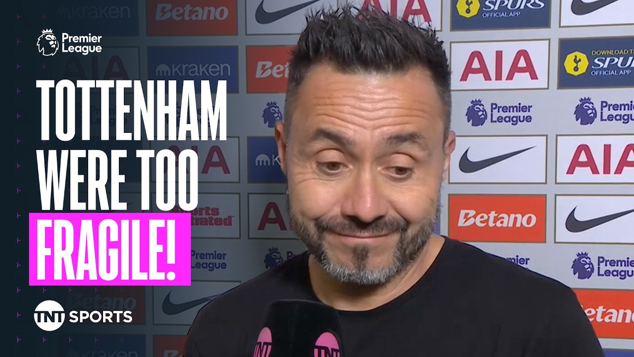 Roberto De Zerbi questions Tottenham Hotspur's mentality after Aston Villa defeat
