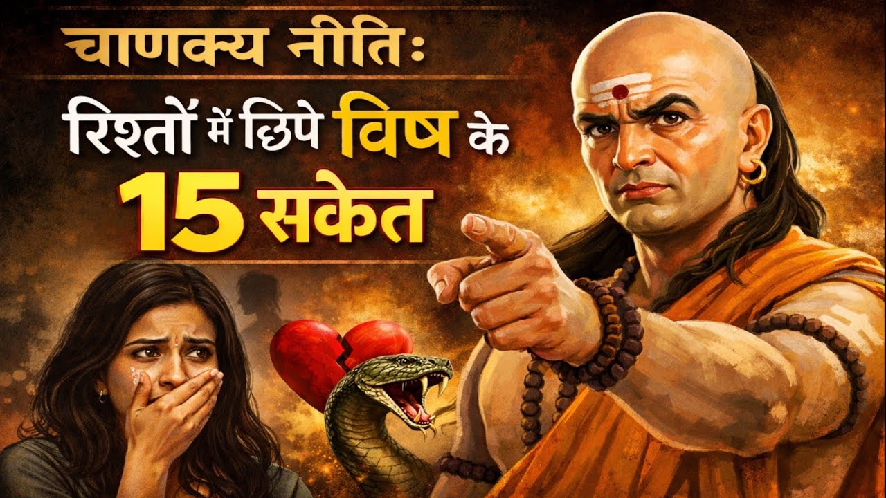 चाणक्य नीति: रिश्तों में छिपे विष के 15 संकेत || Niti sutra 2.0