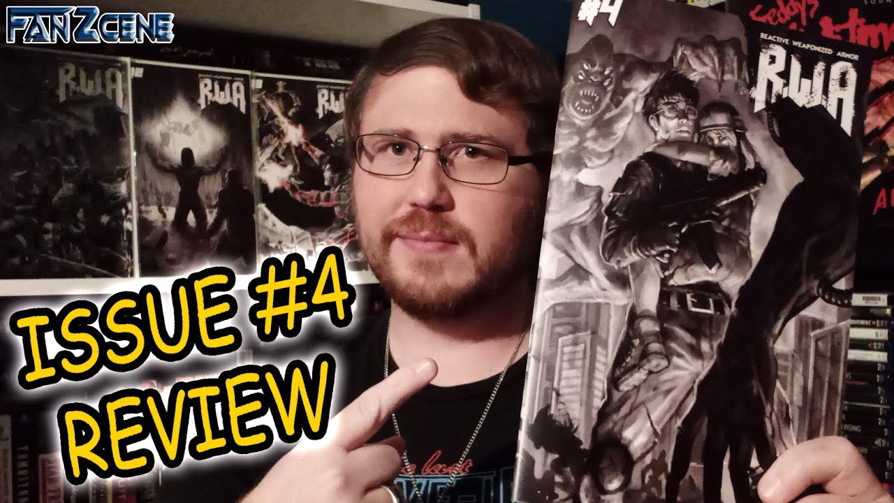 R.W.A (Reactive Weaponized Armor) Issue 4 Comic Book Review