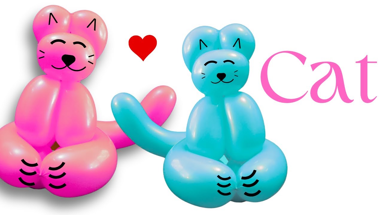 CAT: BALLOON ANIMALS FOR BEGINNERS (Step-by-Step Tutorial)
