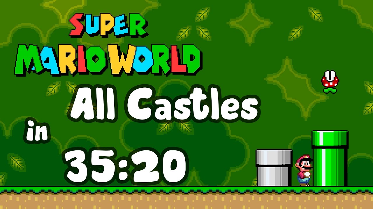 Super Mario World - All Castles in 35:20