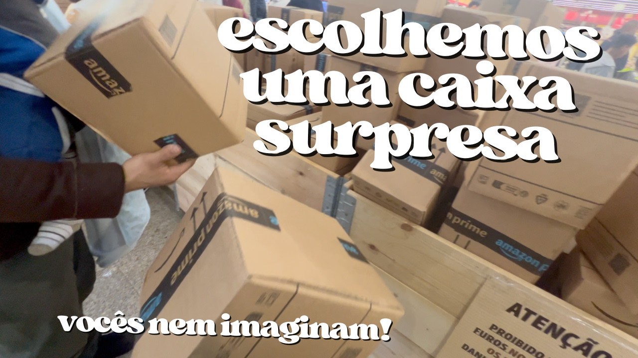 uma caixa surpresa no mercado + chuvas e situação complicada em Portugal + dicas pro cabelo