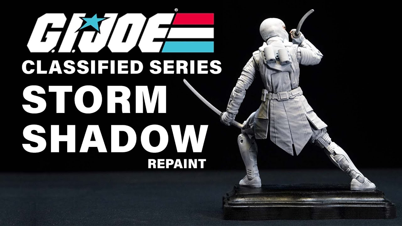 Hasbro's G.I. Joe Classified Series Storm Shadow Repaint