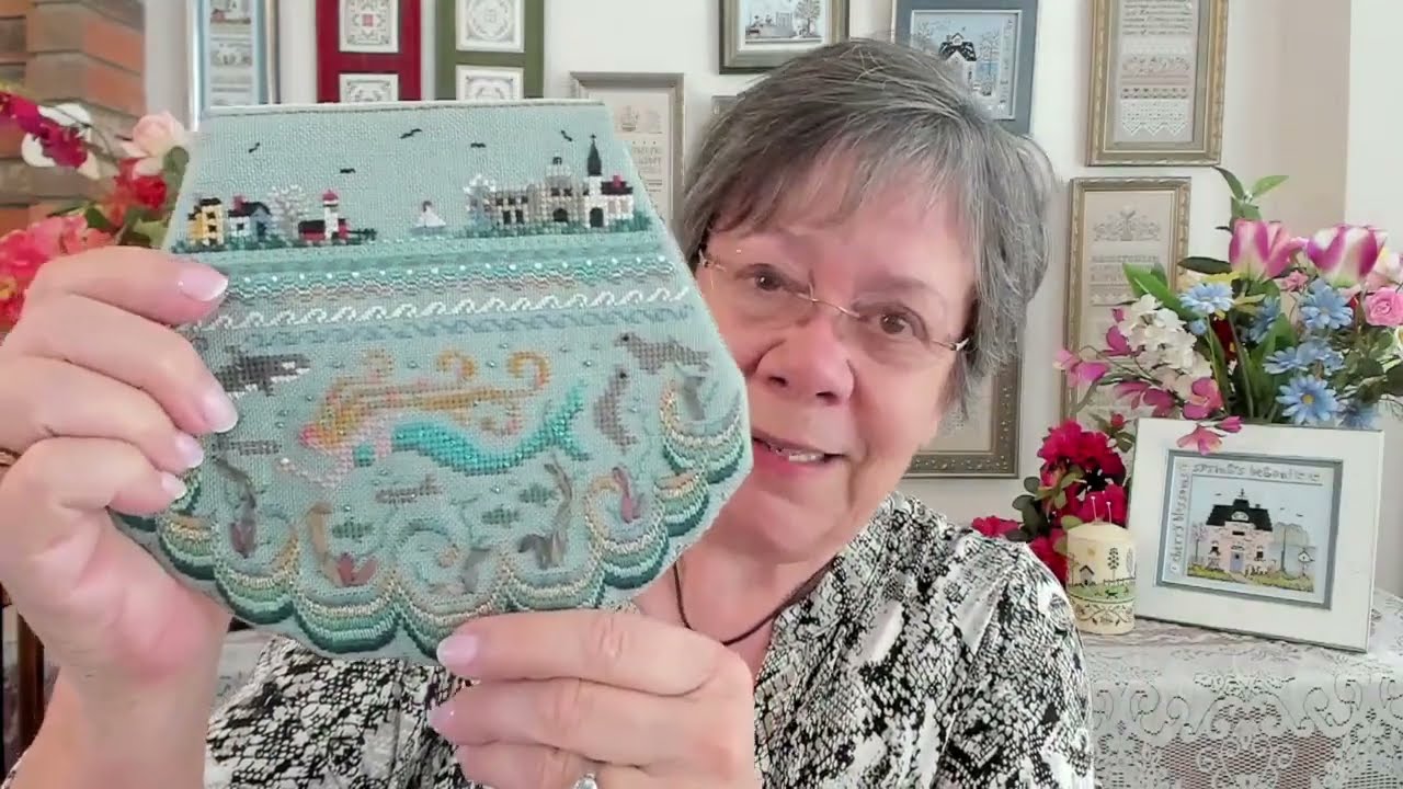 Stitch Along Friday April 21 2023 with Thea at the Victoria Sampler studios