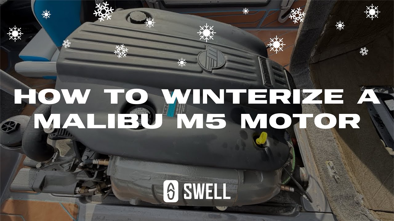Как подготовить к зиме двигатель Malibu Boats M5