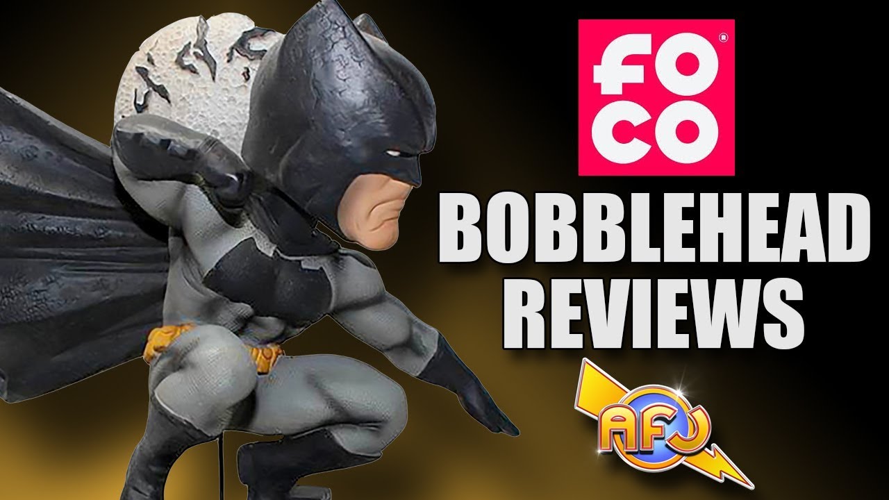 Foco Justice League and The Dark Knight Returns Bobble Head Review