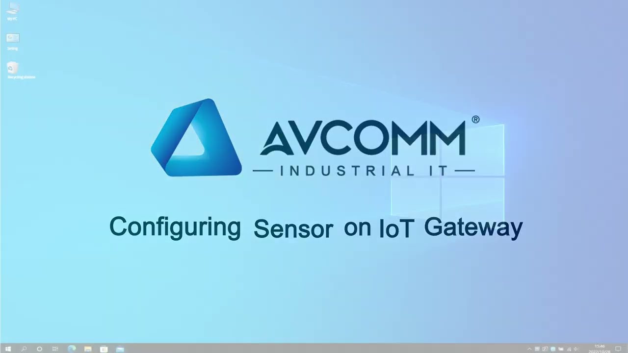 How to Configure a Sensor on IoT Gateway