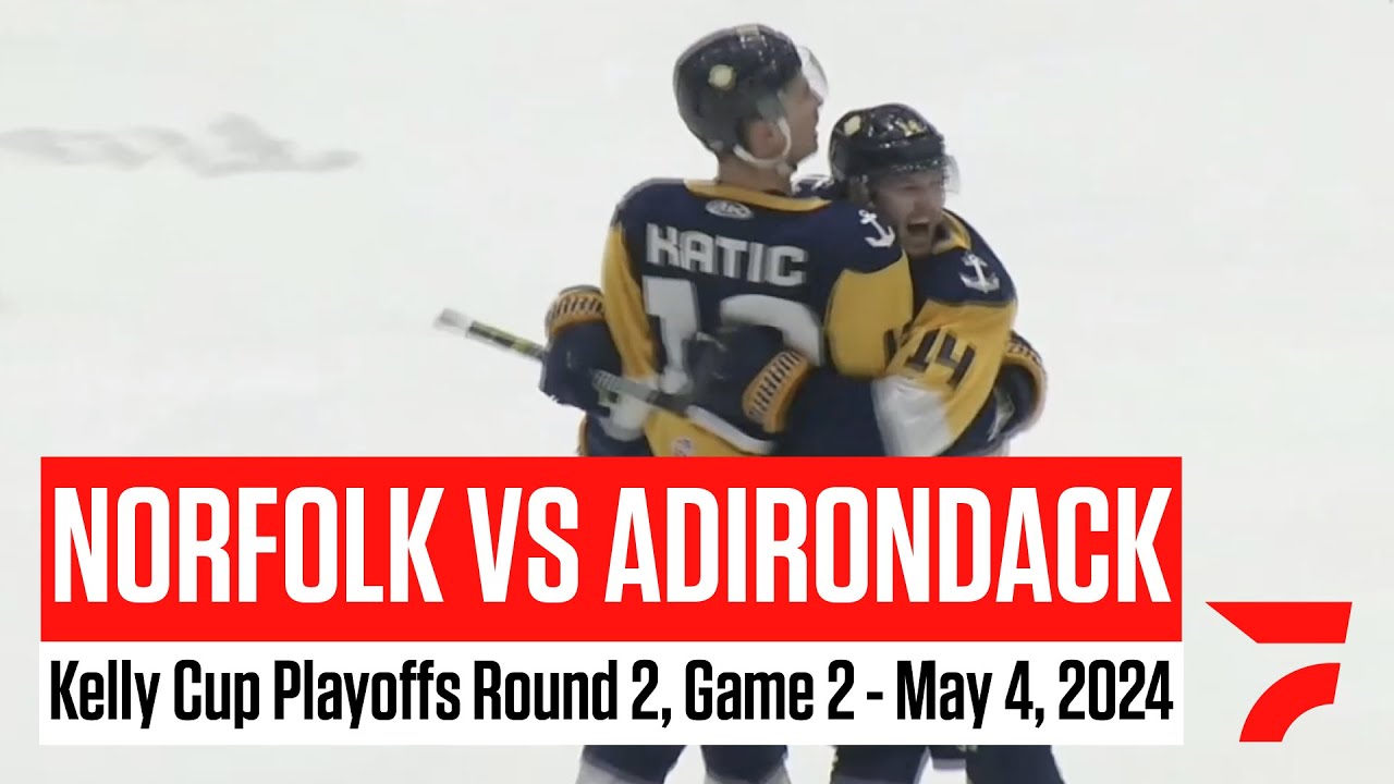 Norfolk Admirals vs Adirondack Thunder | Highlights | ECHL Playoffs