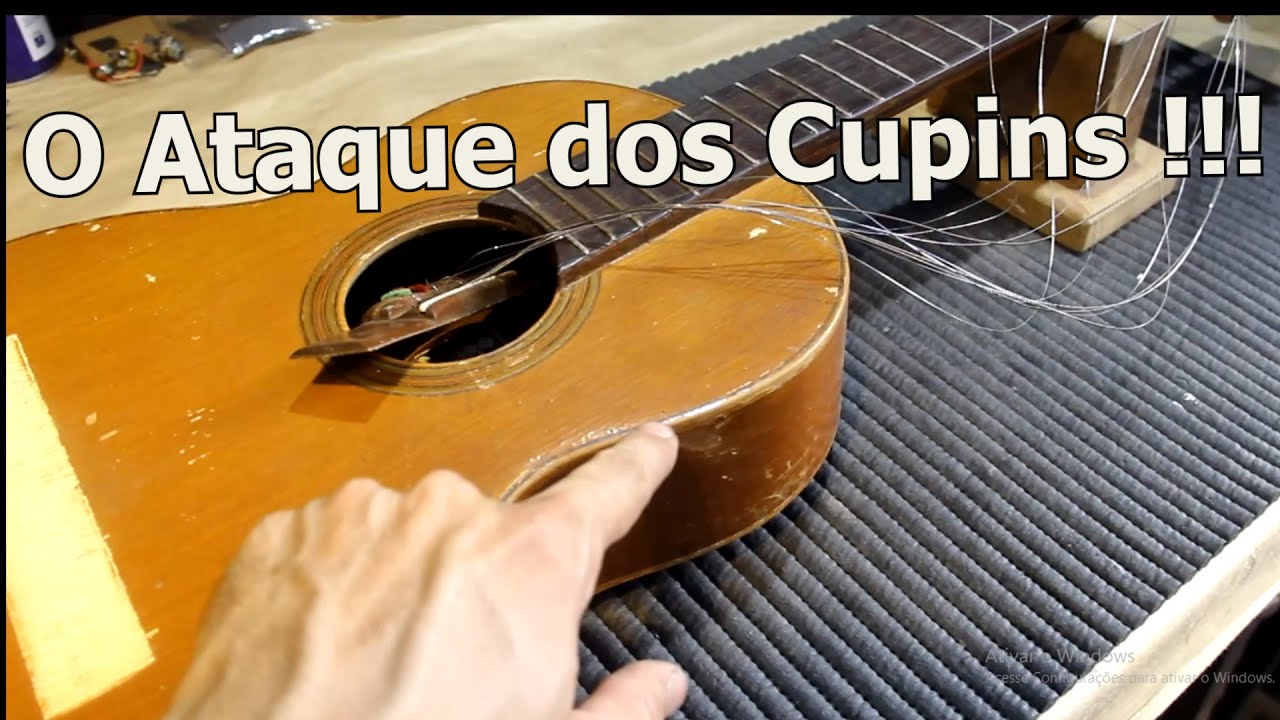 Restauração Viola Del Vecchio que foi da dupla Liu e Leu  - Brunelli Luthier