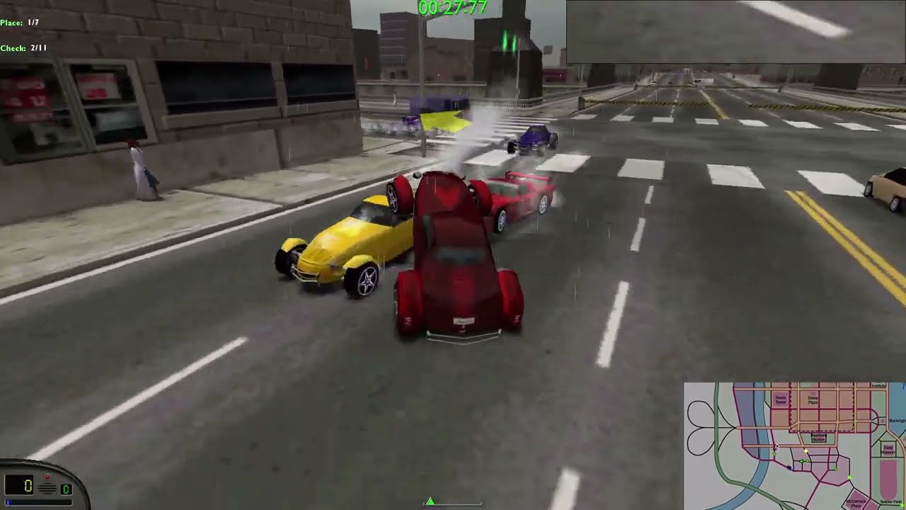 Midtown Madness - All 12 chargerbandit Checkpoint Races {Professional}