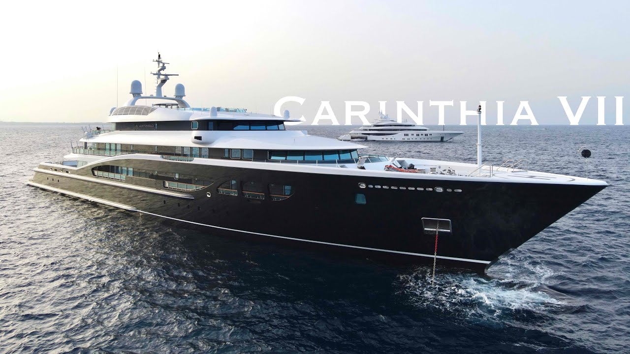 Lürssen 97m Superyacht CARINTHIA VII before vs after her refit