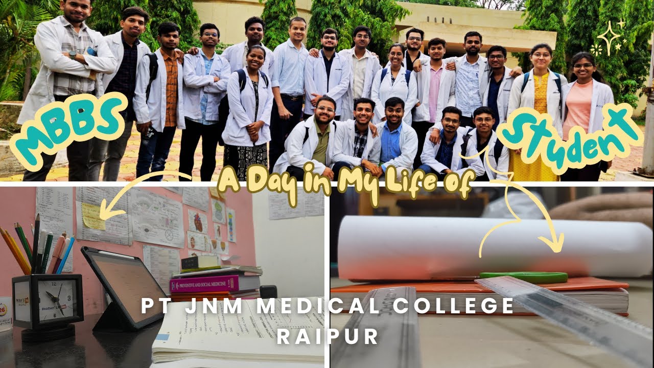Just Me Trying to Survive MBBS Without Crying (Much)😅📚🩺 | Vlog | Pt JNM Medical College Raipur
