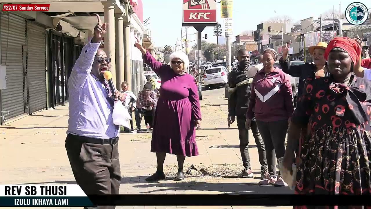 Rev SB Thusi | Izulu Ikhaya Lami Kulapho siyophumula khona // Open Air Service🔥🔥🎤