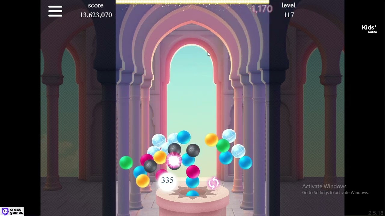 Arkadium&rsquo;s Bubble Shooter Gameplay | Satisfying Bubble Pop Puzzle Game - 60