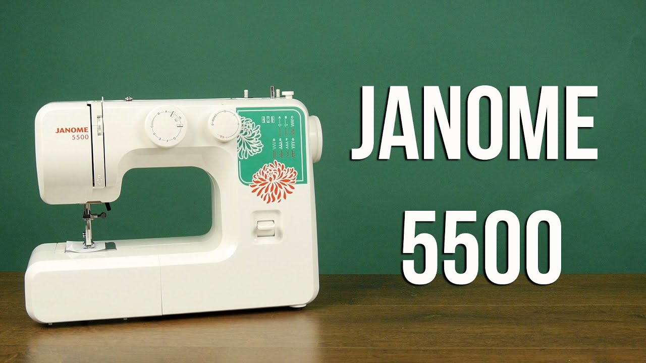 Распаковка JANOME 5500