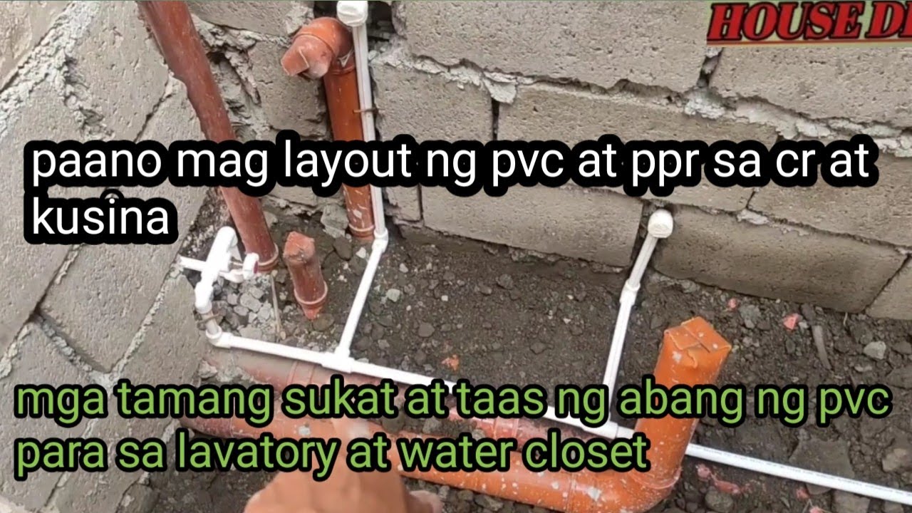 pagaabang ng mga pvc at ppr pipe para sa linya ng cr/ nagcarlan project