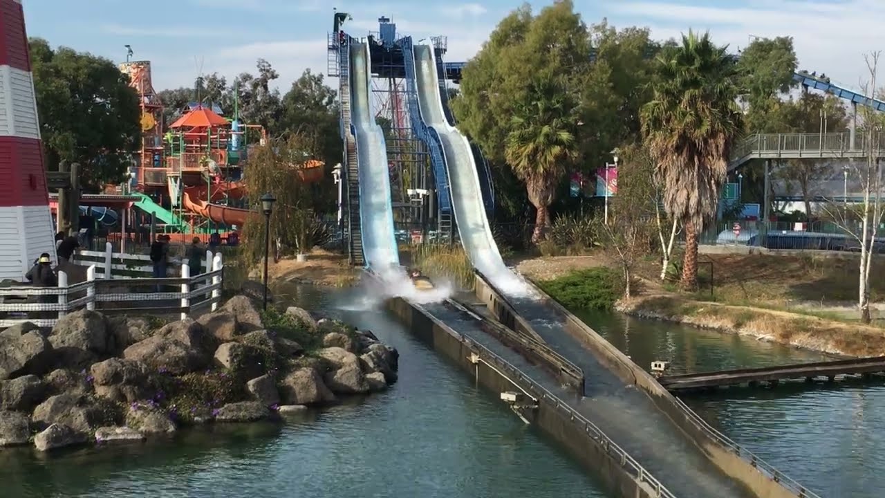 Logger's Run at California's Great America 2017