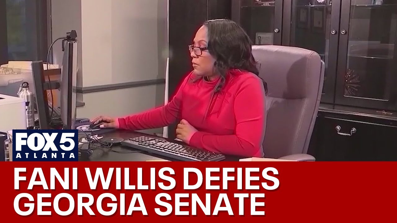 DA Fani Willis ignores Georgia Senate subpoena | FOX 5 News